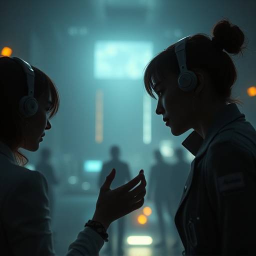 Still from the interactive film 'Echoes of Tomorrow'